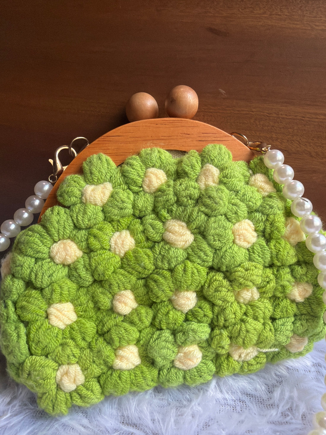 Mint Flora Handbag