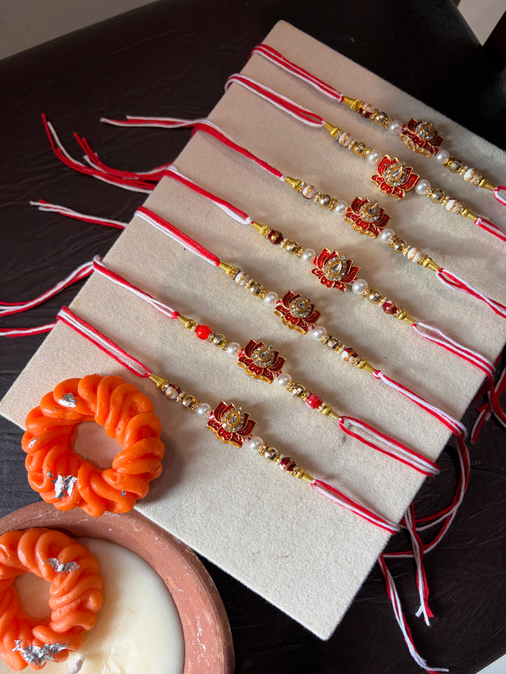 Red Kamal Rakhi