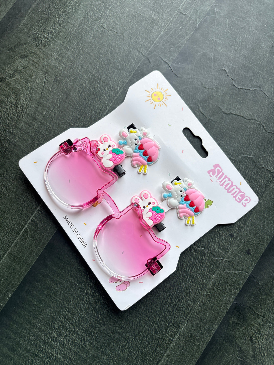 Kitty Sunglasses & Hairclip Set