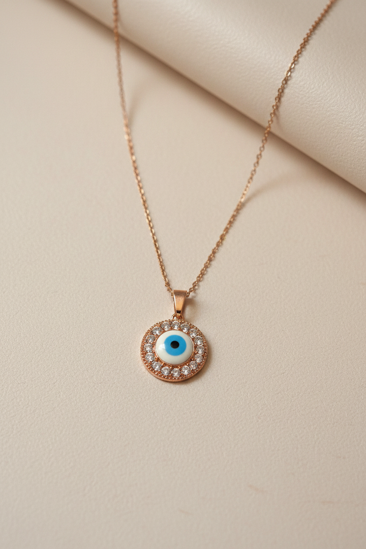 Evil Eye Diamond Necklace
