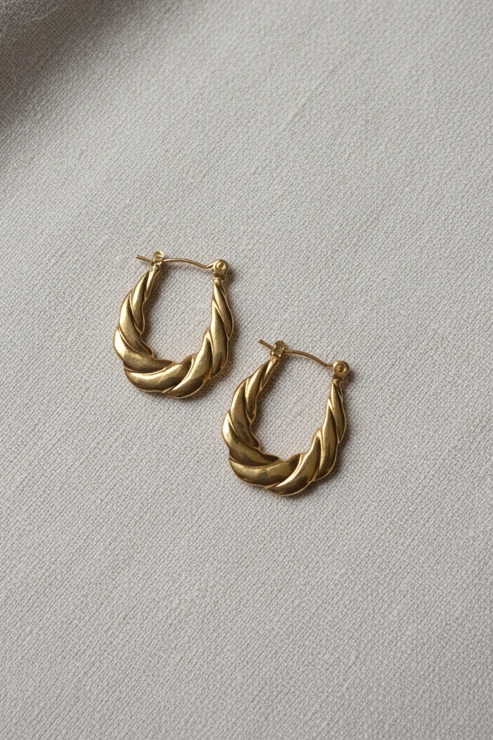 Royal Glow Hoops