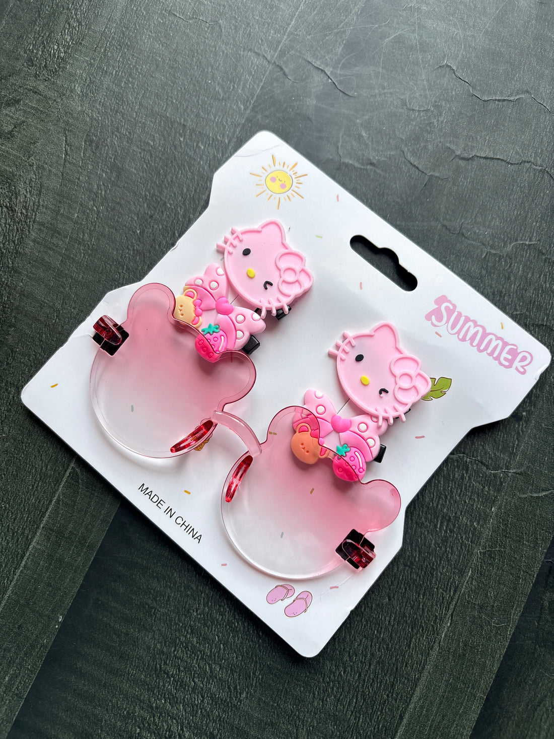 Kitty Sunglasses & Hairclip Set