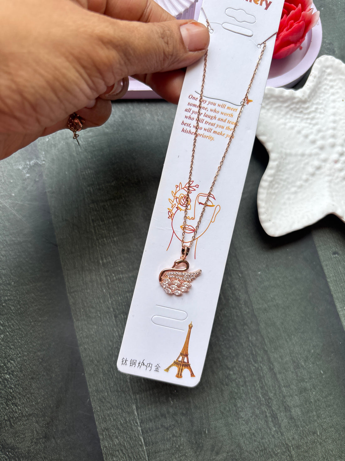 Flamingo Charm Necklace