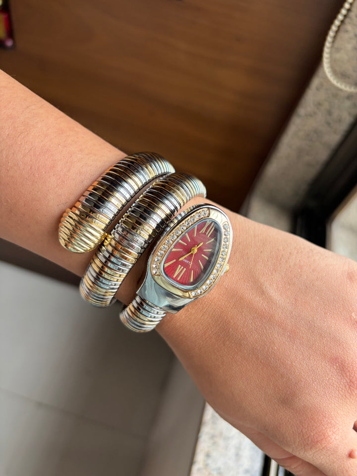 Red Dial Snack Watch