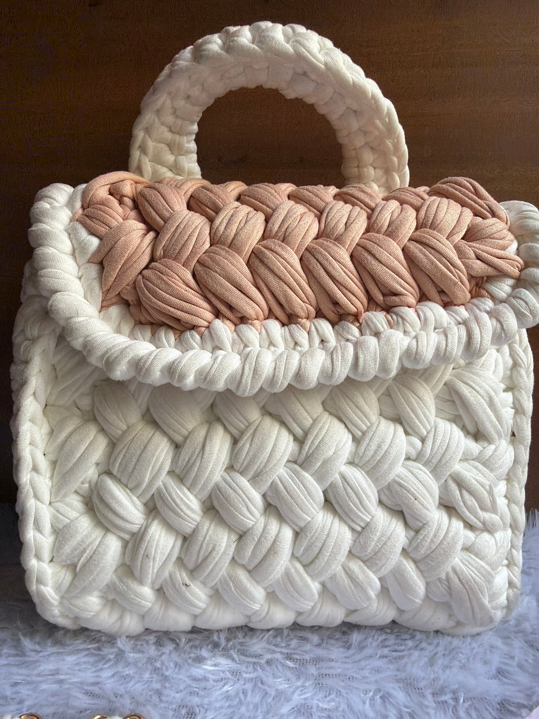Ivory Knot Handbag