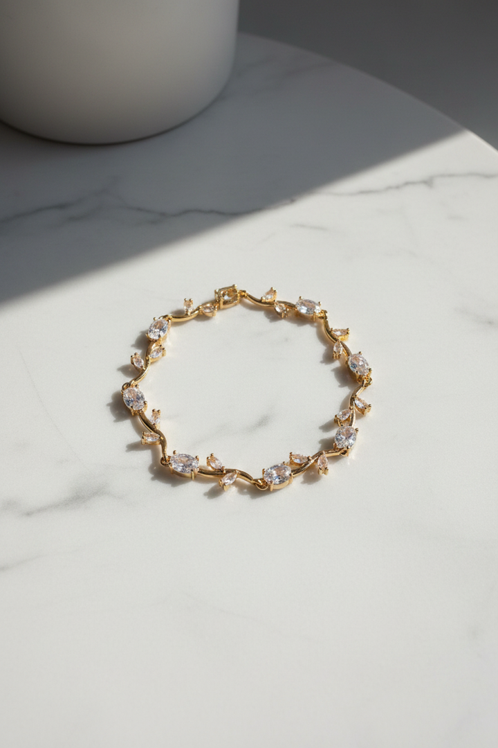 White Tulip Bracelet