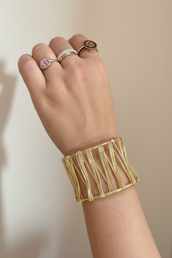 Golden Wire Handcuff 2