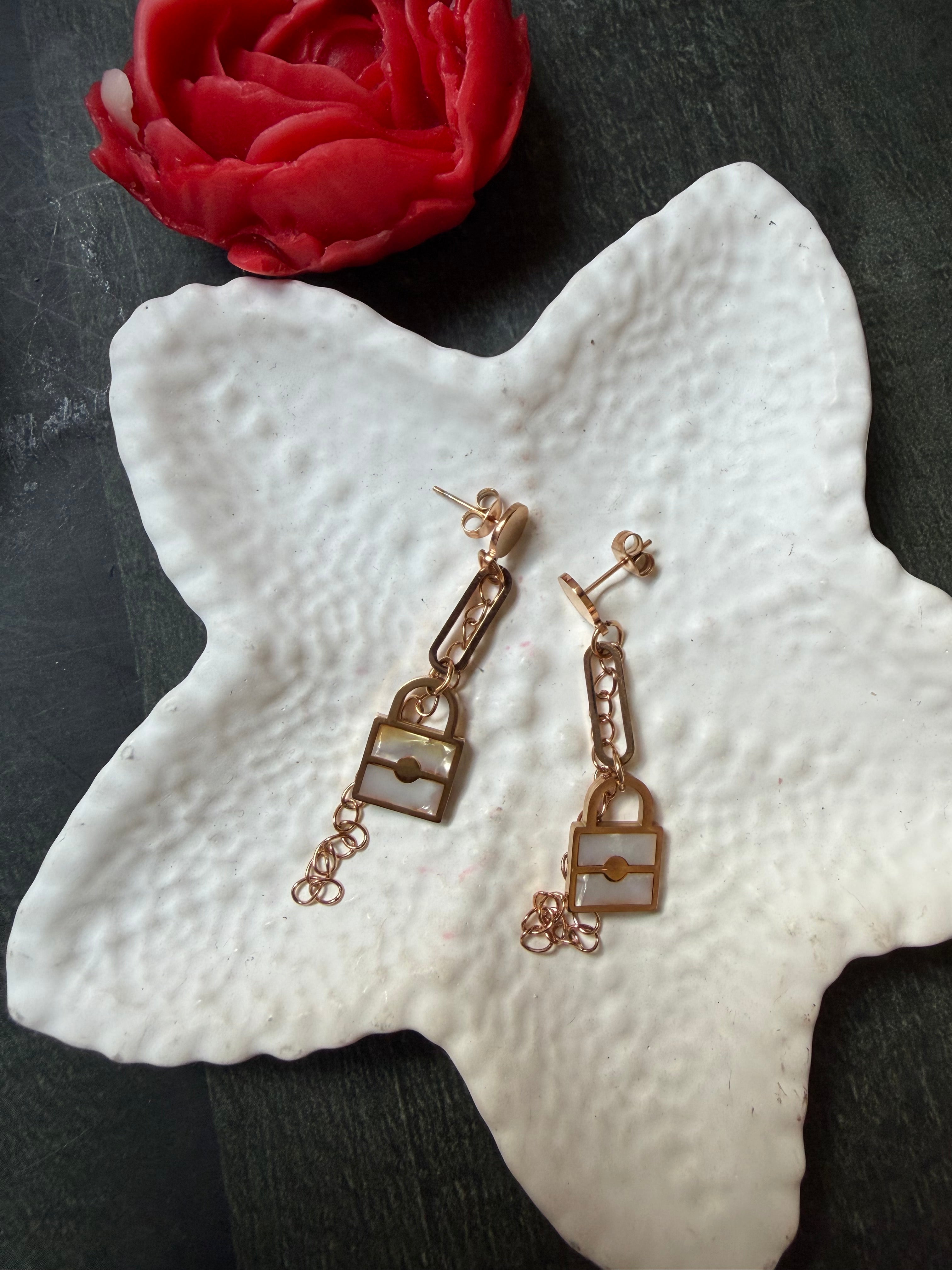 Love Message Earrings