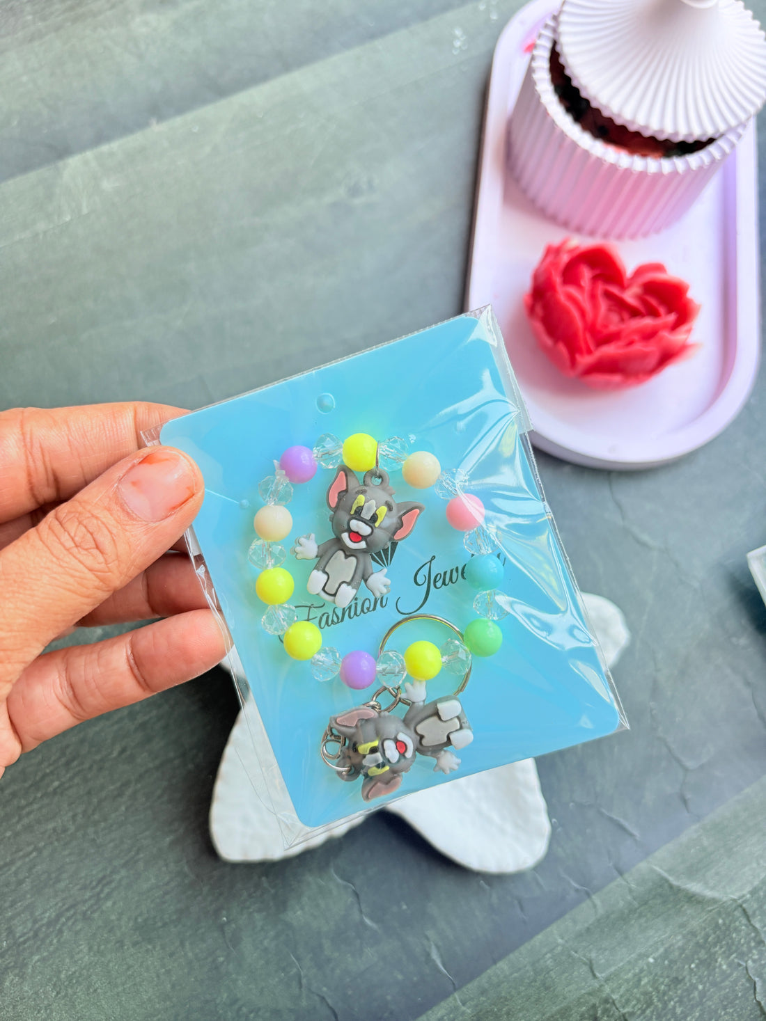 Tom & Jerry Charm Pop Bracelet set