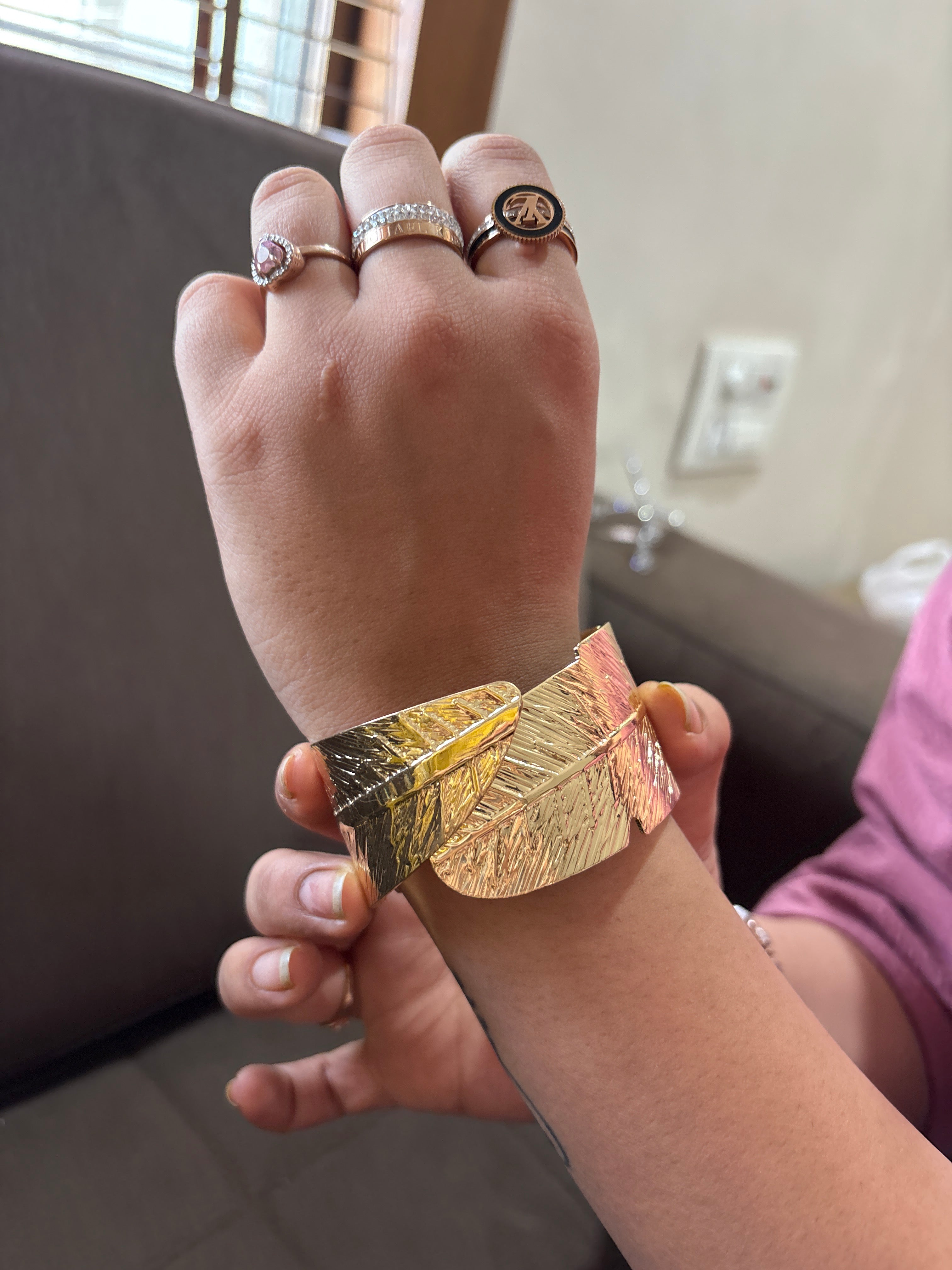 Golden Leaf Handcuff