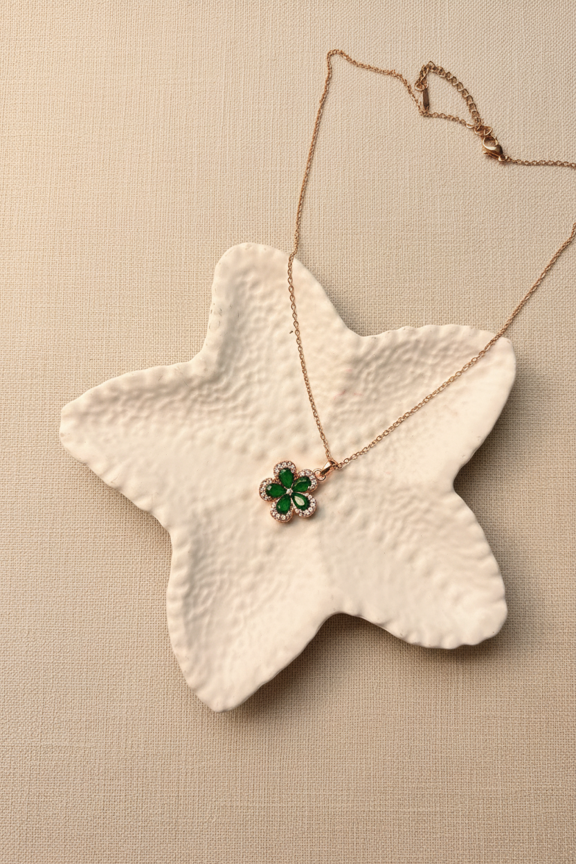Crystal Floral Necklace