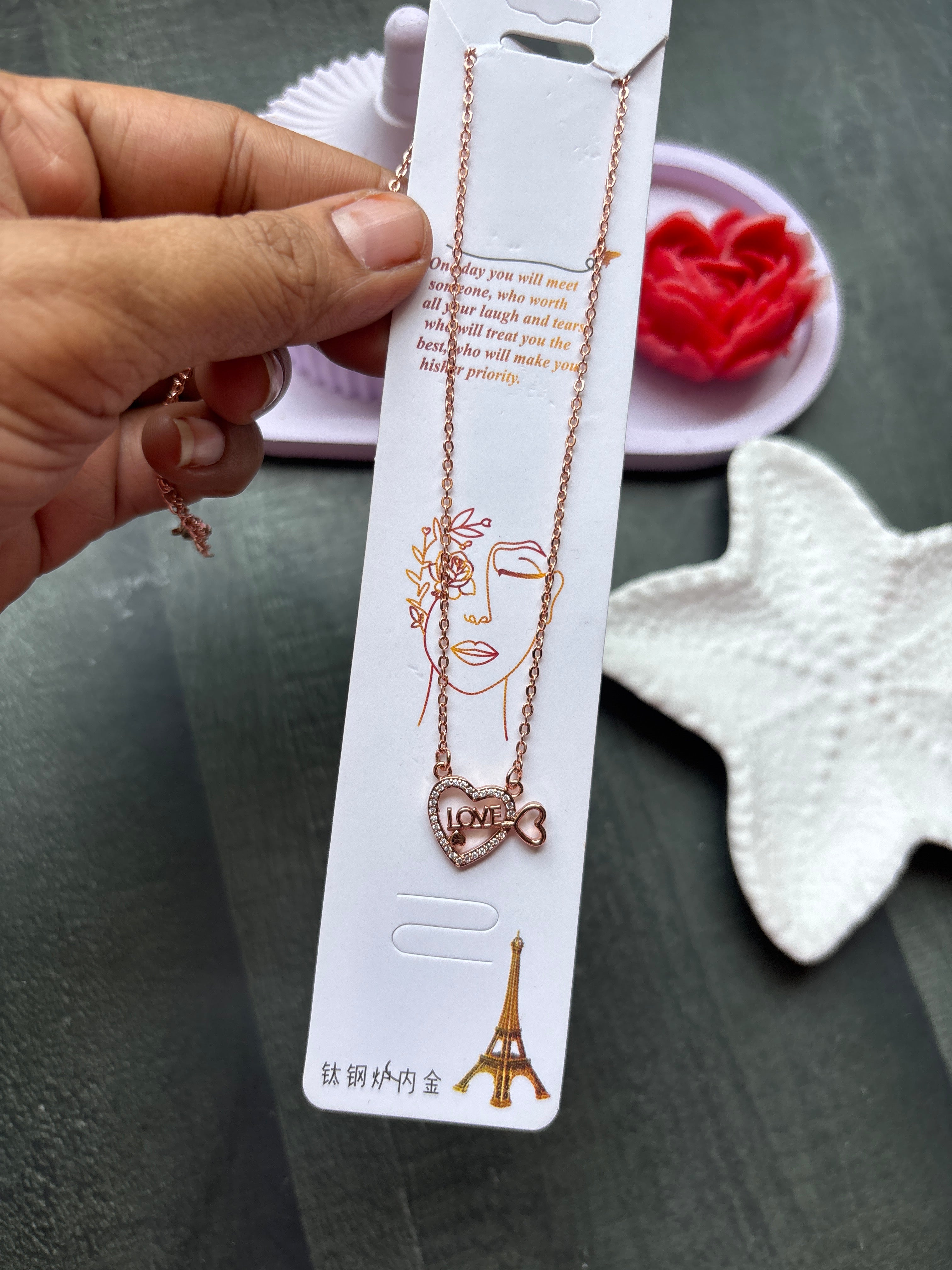 Love Key Necklace