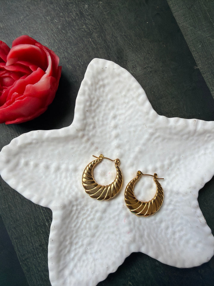 Classy Twist Hoops