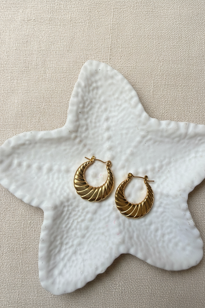 Classy Twist Hoops