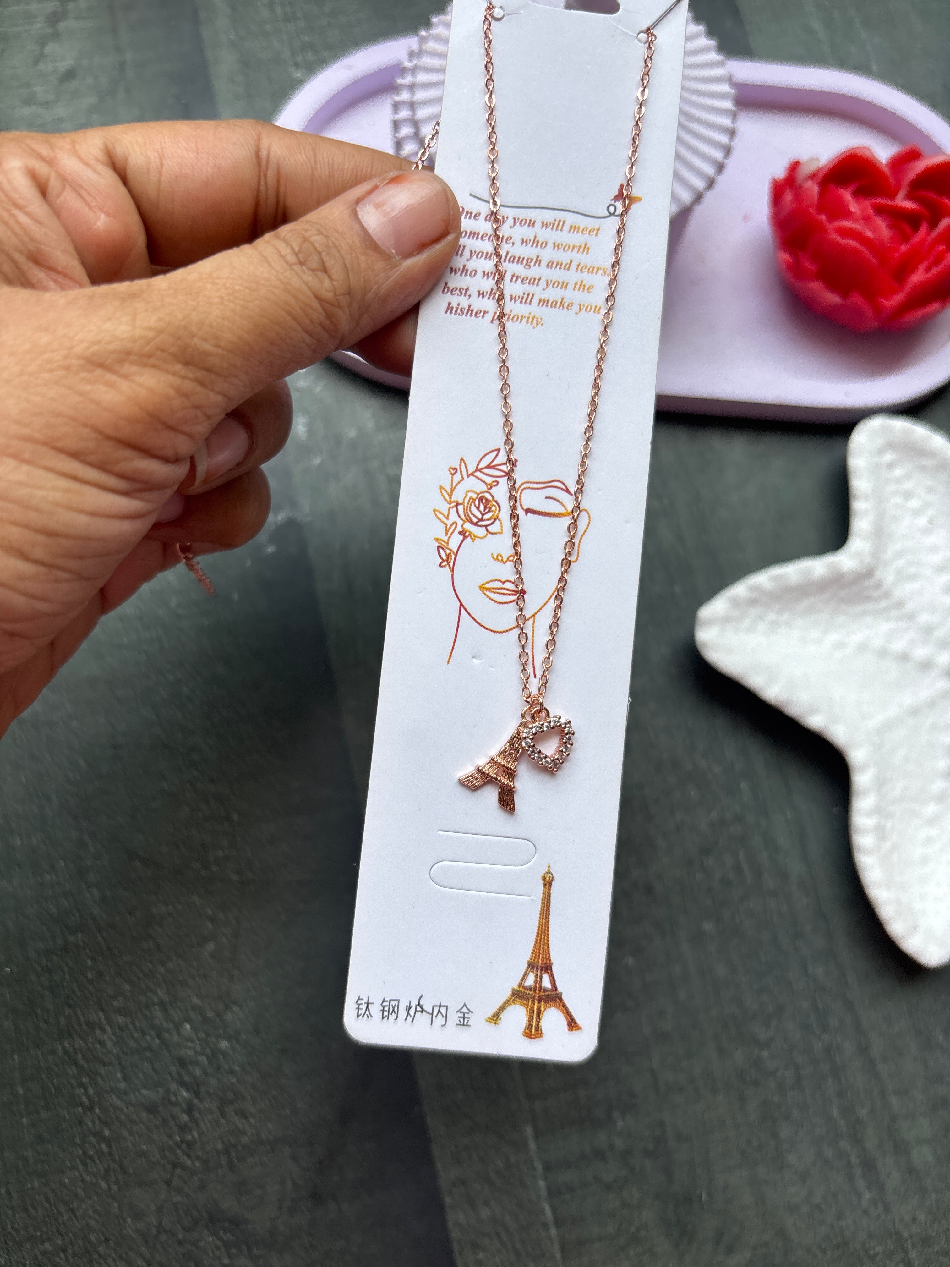Paris Love Necklace