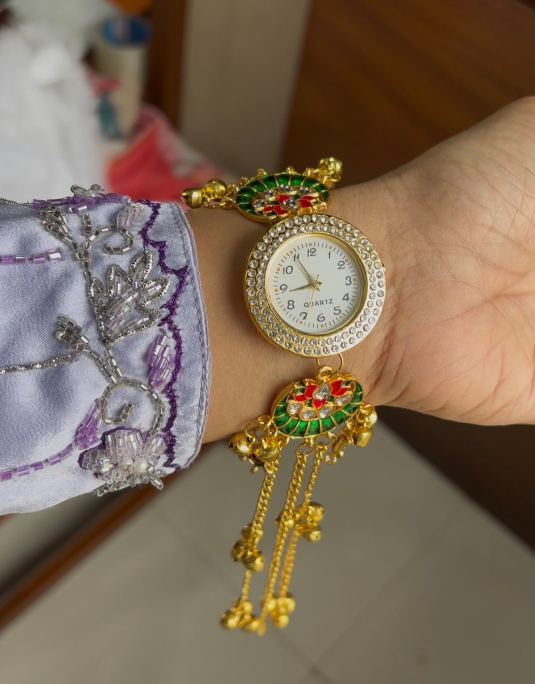 Lotus Bloom Kashmiri Watch