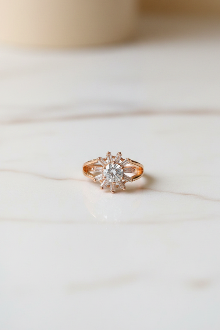Classy Floral Ring