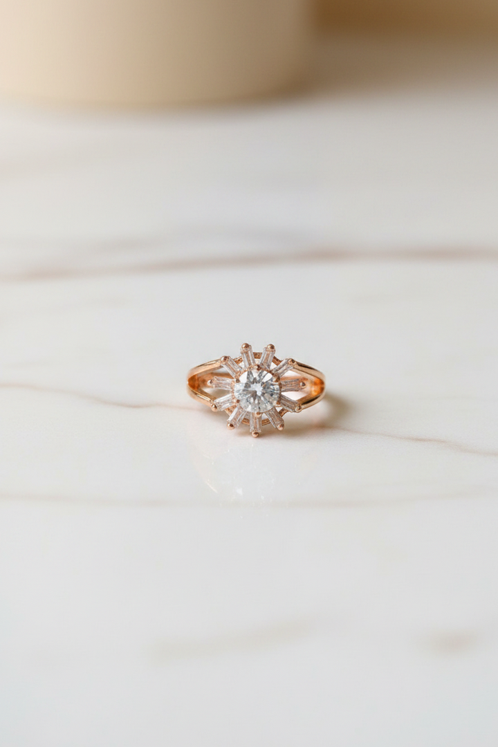 Classy Floral Ring